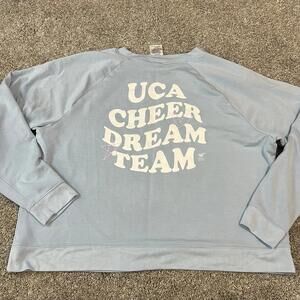 Varsity Spirit UCA Cheer Cropped Crewneck Sweatshirt size XL